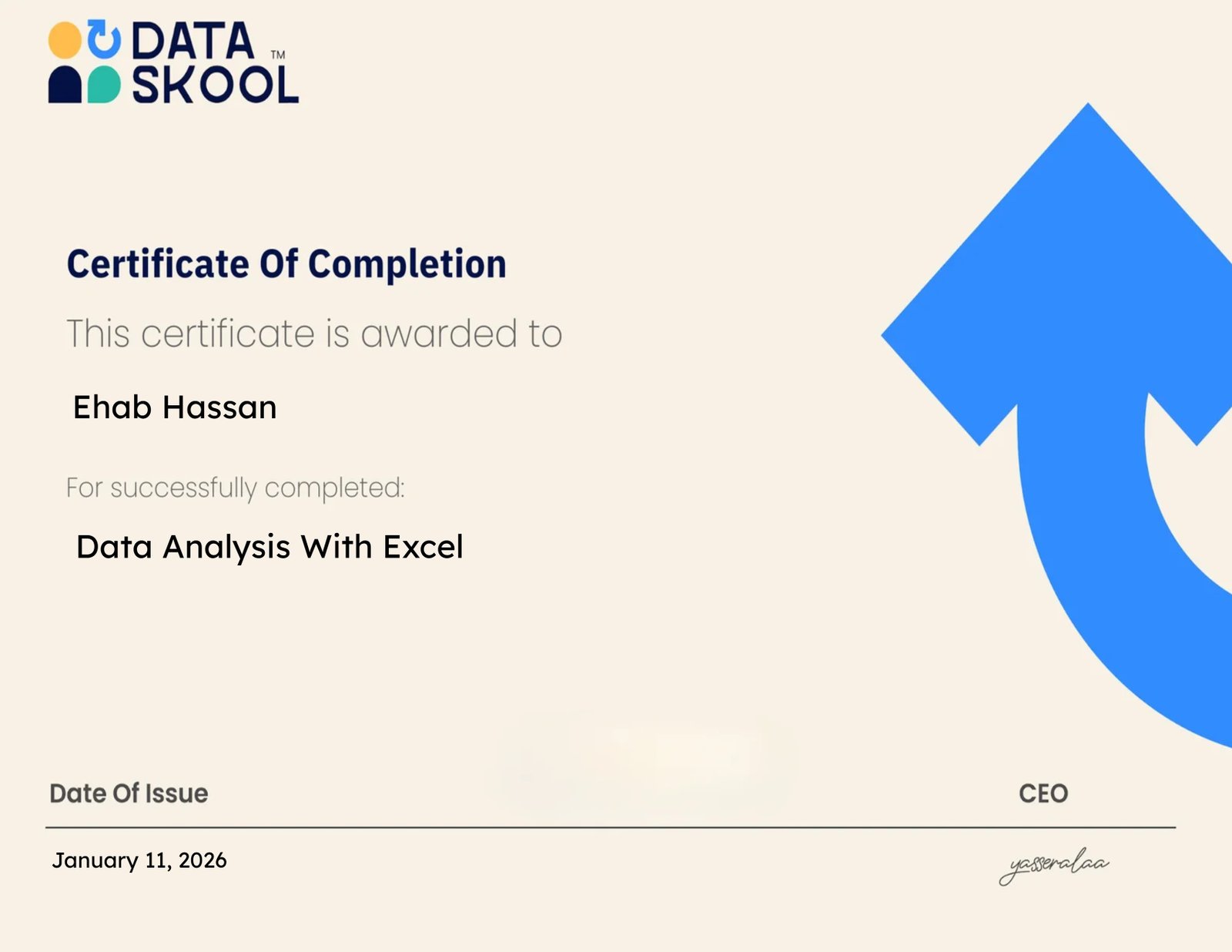 Data Analysis With Excel